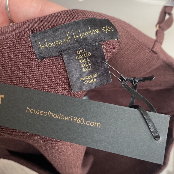 NWT House of Harlow Crop Knit Tank - Picture 2 of 4